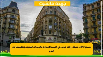 رسميًا 250 جنيهًا.. زيادة جديدة في القيمة الإيجارية للإيجارات القديمة وتطبيقها من اليوم 1